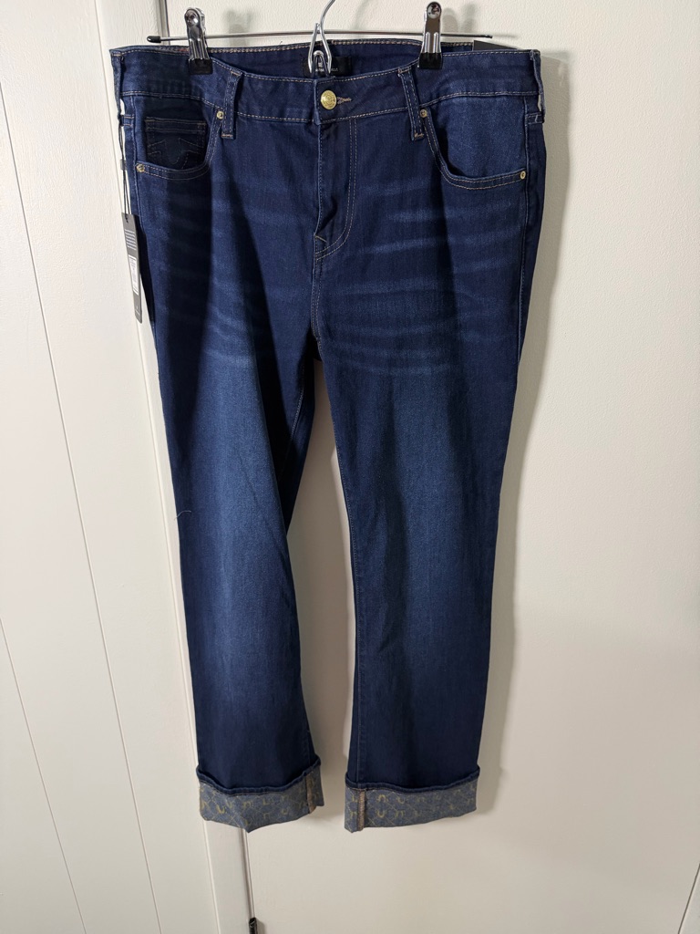 True Religion Women's Dark Blue Boot Cut Jeans